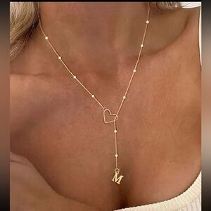 Elegant Gold Heart Pendant Necklace